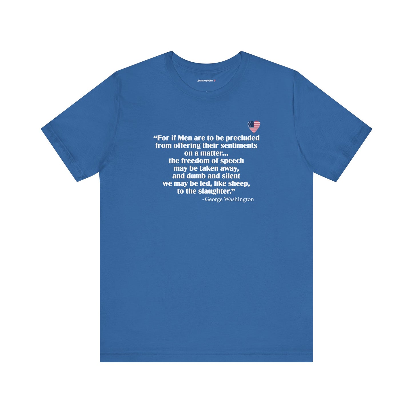 Why You Have Freedom Of Speech (cotton t-shirt)
