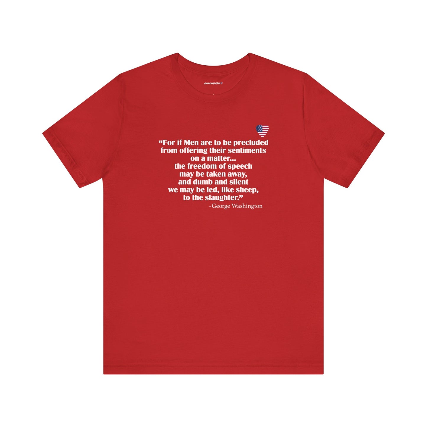 Why You Have Freedom Of Speech (cotton t-shirt)