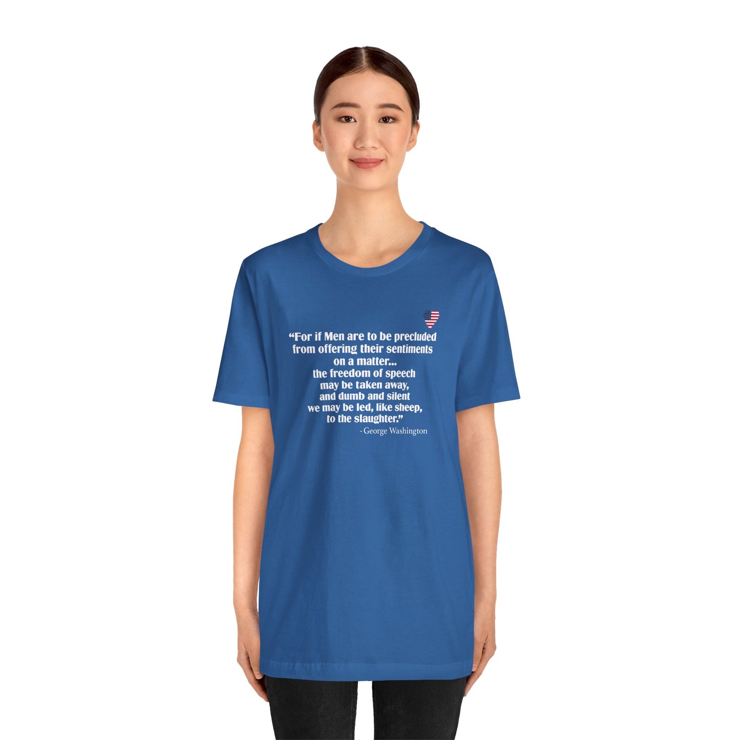 Why You Have Freedom Of Speech (cotton t-shirt)