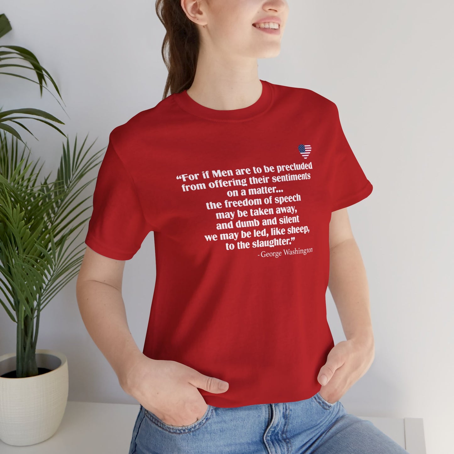 Why You Have Freedom Of Speech (cotton t-shirt)