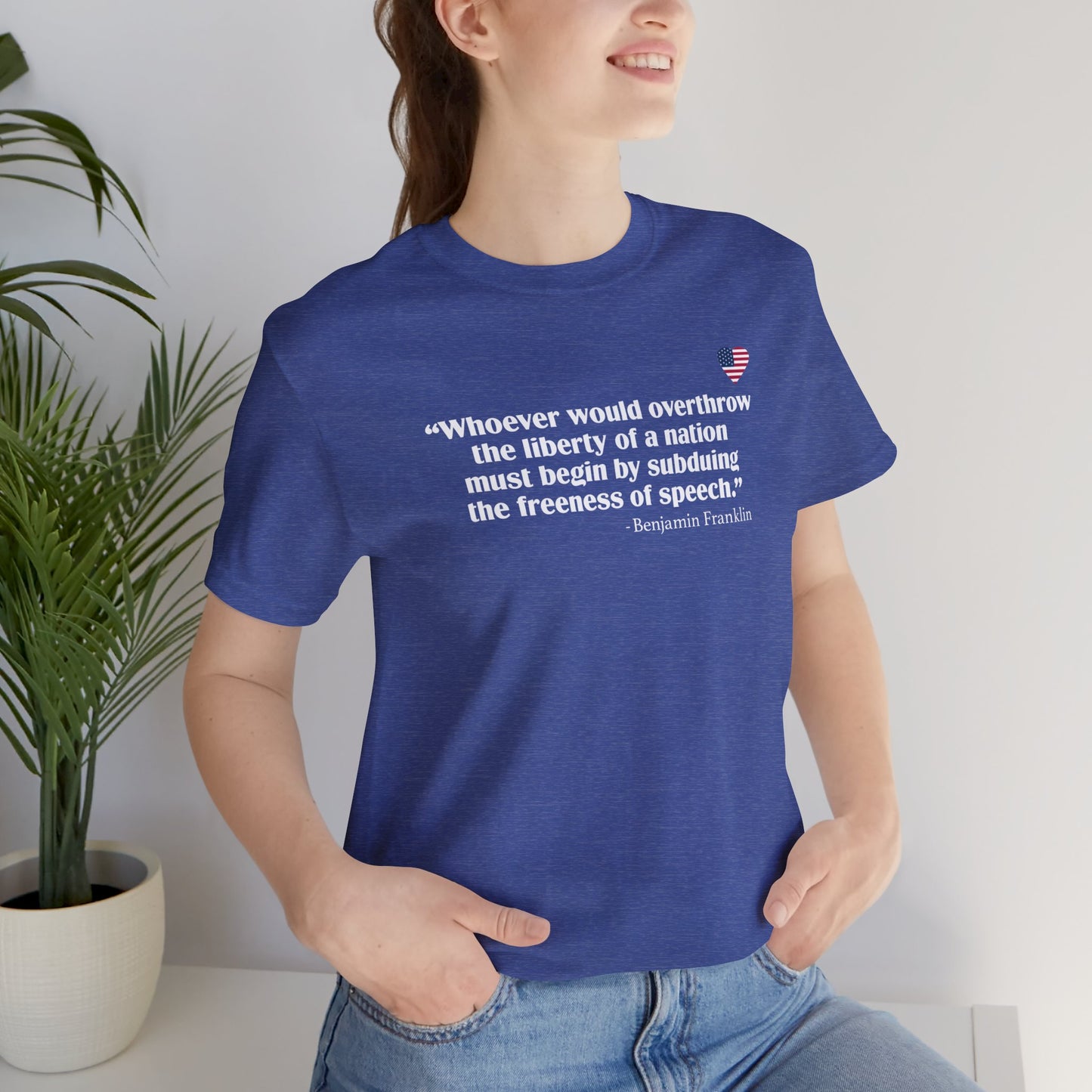 Freeness of Speech (cotton/poly t-shirt)