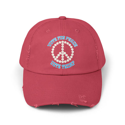 Vote for Peace Distressed Cap