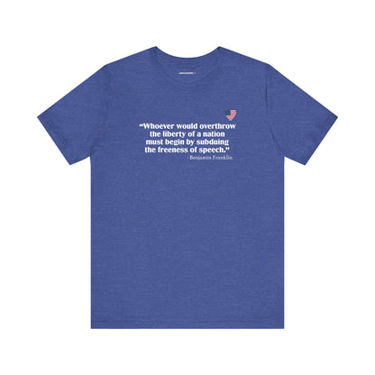 Freeness of Speech (cotton/poly t-shirt)