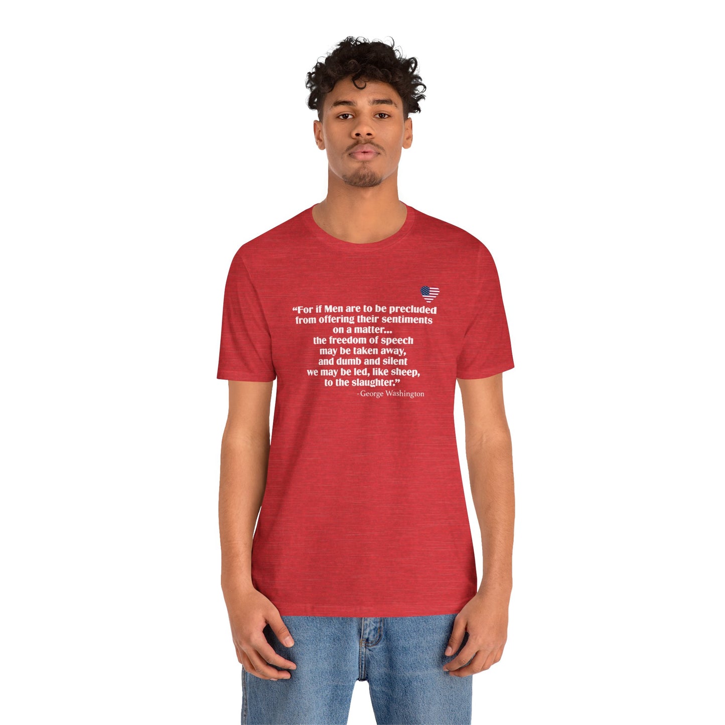 Why You Have Freedom Of Speech (cotton/poly t-shirt)