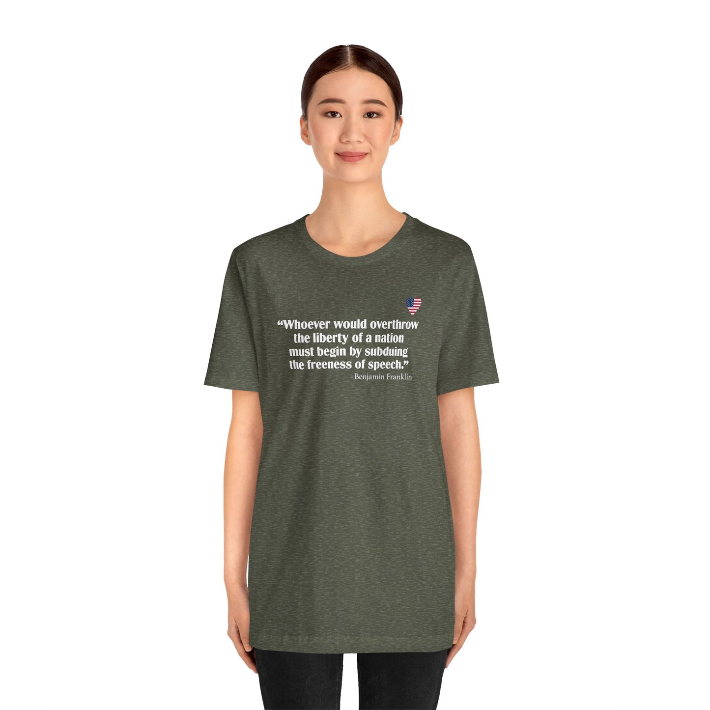 Freeness of Speech (cotton/poly t-shirt)