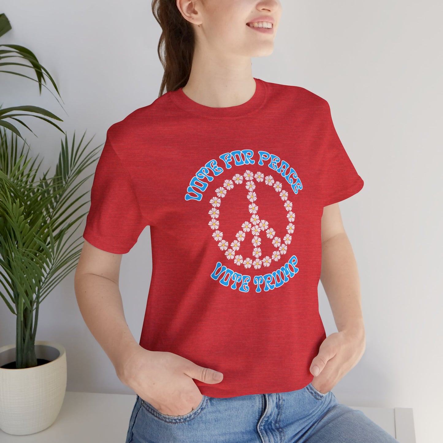 Vote for Peace (cotton/poly t-shirt)