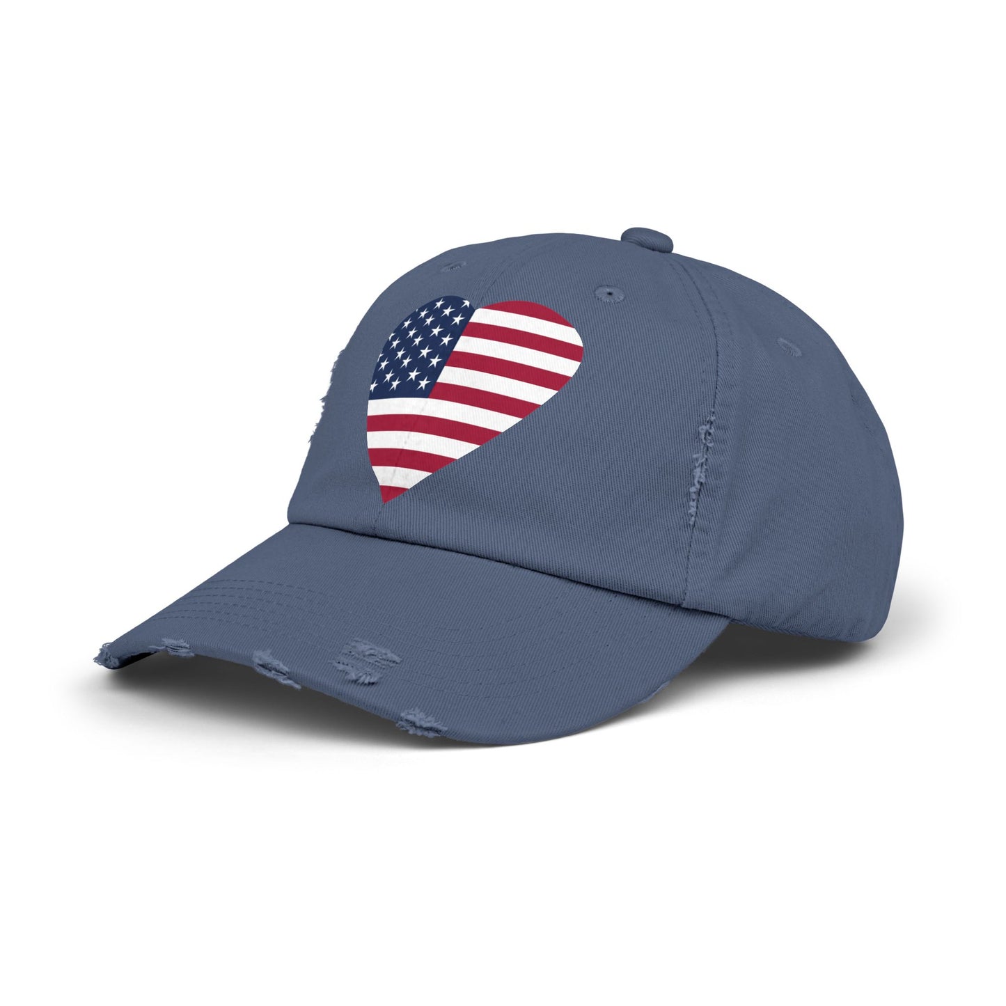 American Heart Distressed Cap