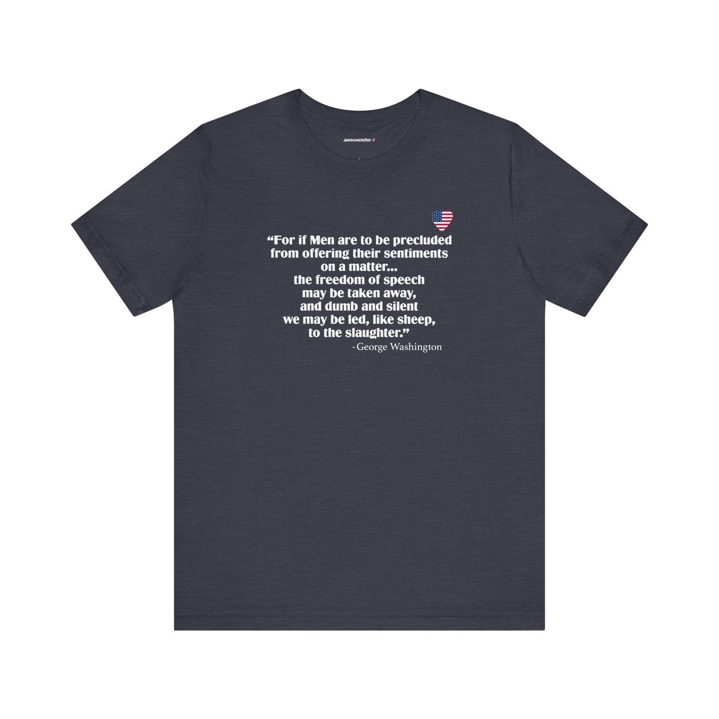 Why You Have Freedom Of Speech (cotton/poly t-shirt)