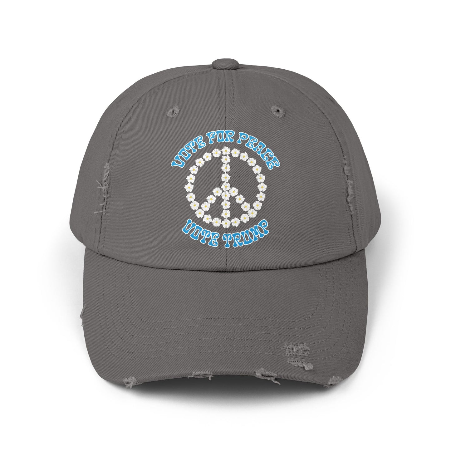 Vote for Peace Distressed Cap