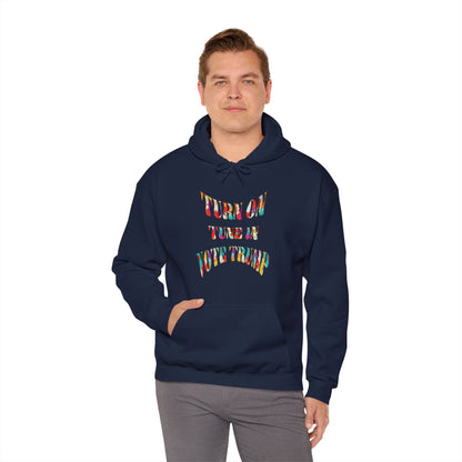 Turn On  Tune In  Vote Trump  (Hoodie)