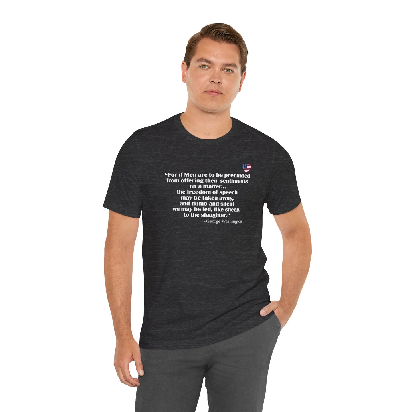 Why You Have Freedom Of Speech (cotton/poly t-shirt)