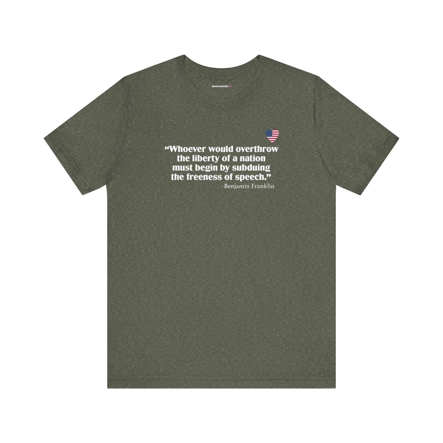 Freeness of Speech (cotton/poly t-shirt)