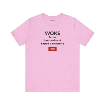 WOKE (cotton/poly t-shirt)