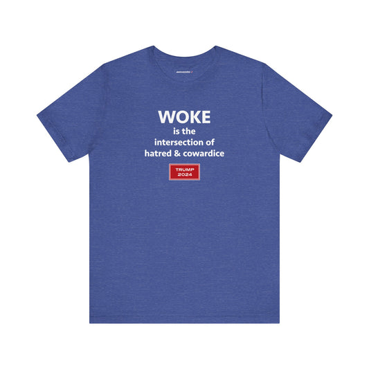 WOKE (cotton/poly t-shirt)