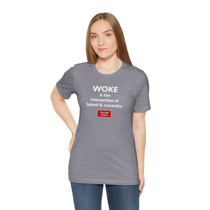 WOKE (cotton/poly t-shirt)